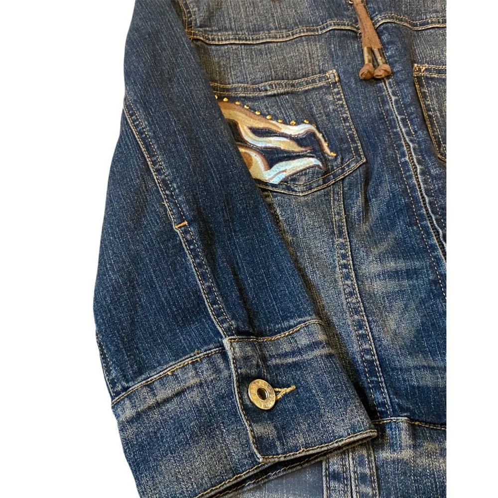 Denim Jacket - Statement Jacket - image 4